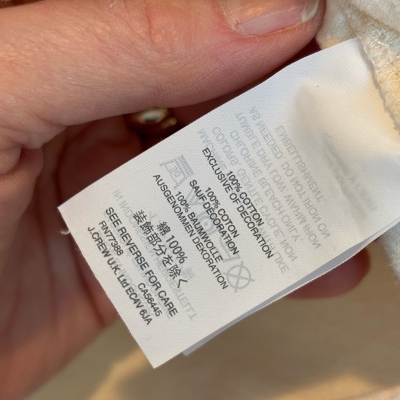 Madewell Off-White 'Queens' Long Sleeve Top Thick and Cream - Picture 4 of 4